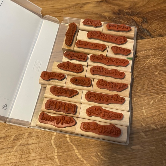 Stampin’ Up! Good Greetings Set of 19 Stamps 135014 – Like New - Picture 4 of 10